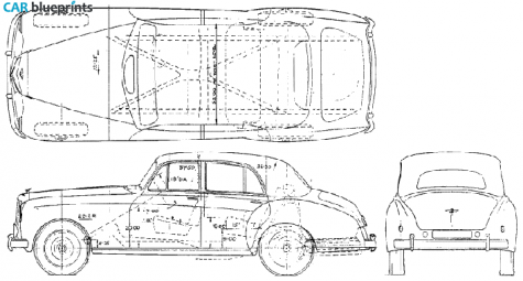 Bentley Mk VIII Sedan blueprint