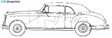 Bentley Mk VIII Drop Head Coupe blueprint