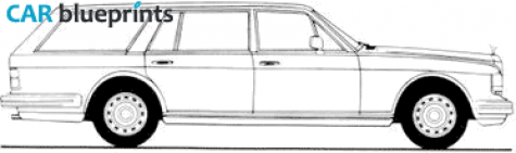 Bentley Provenance Estate Car Wagon blueprint