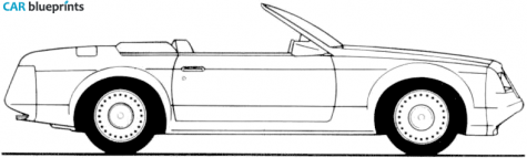 Bentley Turbo Gold Label by Jankel Cabriolet blueprint