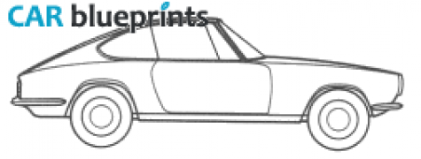 1964 BMW 1600GT Coupe blueprint