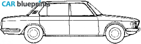 1975 BMW E9 3.0L Sedan blueprint