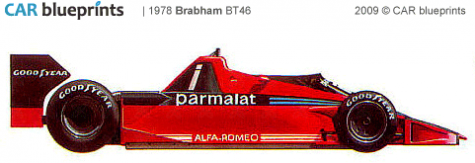 1978 Brabham BT46 F1 OW blueprint