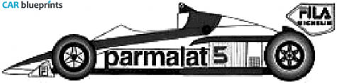 1983 Brabham BT52 F1 OW blueprint