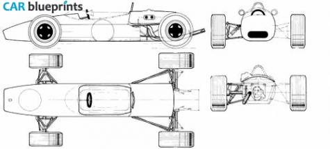 Brabham Repco BT17/21 F3 OW blueprint