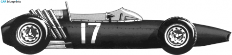 1962 BRM P56 F1 GP OW blueprint