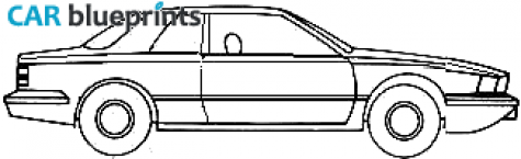 1989 Buick Century Coupe blueprint