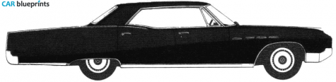 1967 Buick Electra 225 4-door Hardtop Sedan blueprint