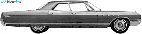 1966 Buick Electra 225 4-door Sedan blueprint