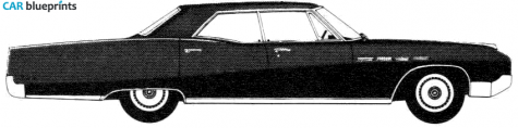 1967 Buick Electra 225 4-door Sedan blueprint