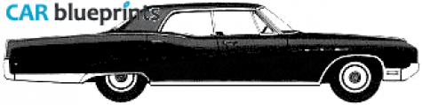 1968 Buick Electra 225 Custom 4-door Sedan blueprint