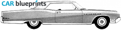 1968 Buick Electra 225 Custom Sport Coupe blueprint