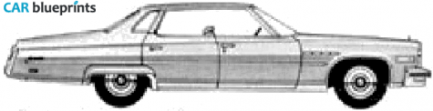 1975 Buick Electra 225 Sedan blueprint