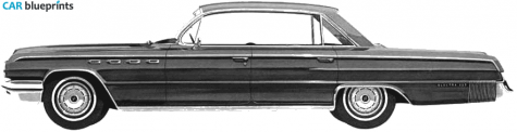 1962 Buick Electra 225 Riviera Hardtop Sedan blueprint