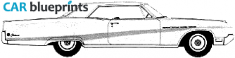 1968 Buick Electra 225 Sport Coupe blueprint