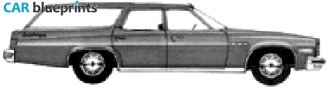 1975 Buick Estate Wagon blueprint