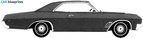 1967 Buick GS 400 Sport Coupe blueprint