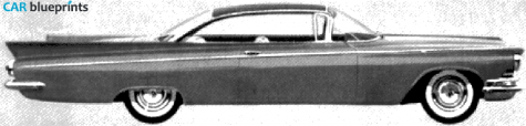 1959 Buick Le Sabre Hardtop Sedan blueprint