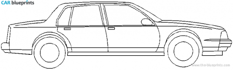 1989 Buick Lesabre Sedan blueprint