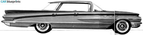 1960 Buick Le Sabre Hardtop Sedan blueprint