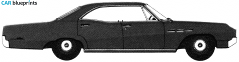 1967 Buick LeSabre 4-door Hardtop Sedan blueprint