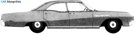 1967 Buick LeSabre 4-door Sedan blueprint