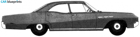 1967 Buick LeSabre 4-door Sedan blueprint