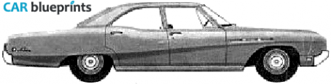 1968 Buick LeSabre 4-door Sedan blueprint