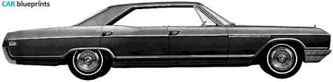 1966 Buick LeSabre Deluxe 4-door Hardtop Sedan blueprint