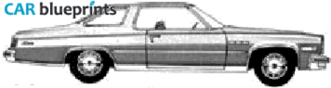 1975 Buick LeSabre Hardtop Coupe blueprint