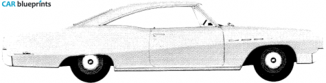 1967 Buick LeSabre Sport Coupe blueprint