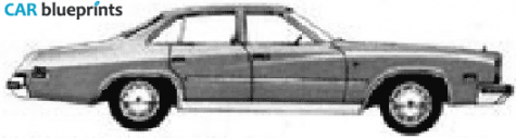 1975 Buick Regal Hardtop Sedan blueprint