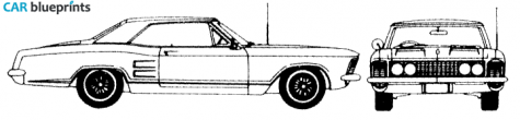 1963 Buick Riviera Coupe blueprint