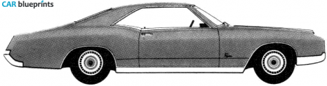 1967 Buick Riviera Coupe blueprint