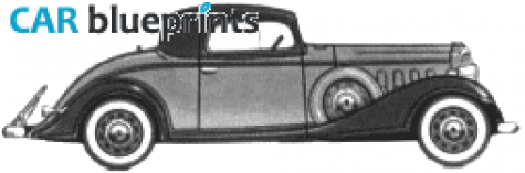 1933 Buick Series 33 Fifty Six S Sport Coupe blueprint