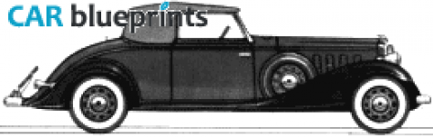 1933 Buick Series 33 Sixty Six C Convertible Cabriolet blueprint