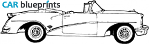 1953 Buick Skylark Cabriolet blueprint