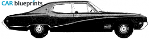 1968 Buick Skylark 4-door Sedan blueprint