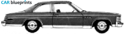 1975 Buick Skylark Coupe blueprint