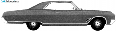 1967 Buick Skylark Sport Coupe blueprint