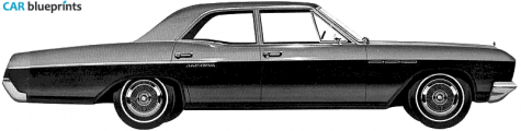 1966 Buick Special Deluxe 4-door Sedan blueprint