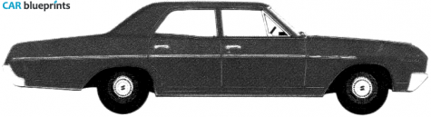 1967 Buick Special Deluxe 4-door Sedan blueprint