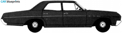 1967 Buick Special Deluxe 4-door Sedan blueprint