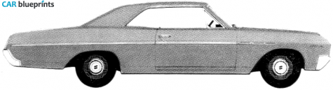 1967 Buick Special Deluxe Sport Coupe blueprint