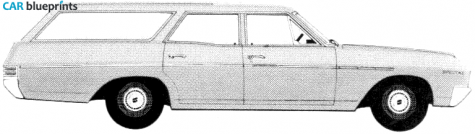 1967 Buick Special Deluxe Station Wagon blueprint