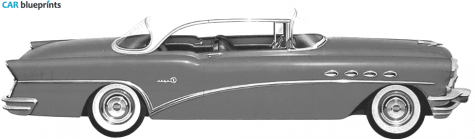 1956 Buick Super Riviera Coupe blueprint