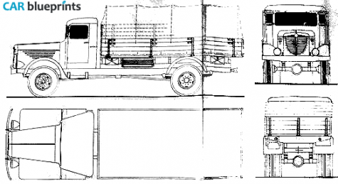 Bussing NAG 4500 a1 Truck blueprint