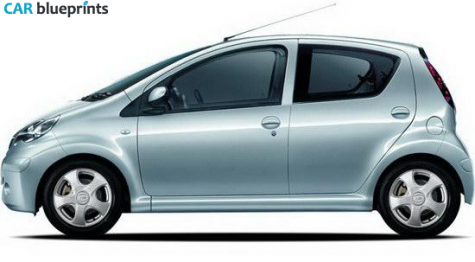 2010 BYD F0 Hatchback blueprint