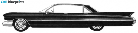 1959 Cadillac Eldorado Brougham Sedan blueprint