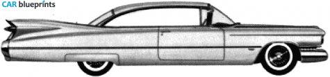 1959 Cadillac Sixty Two Coupe blueprint